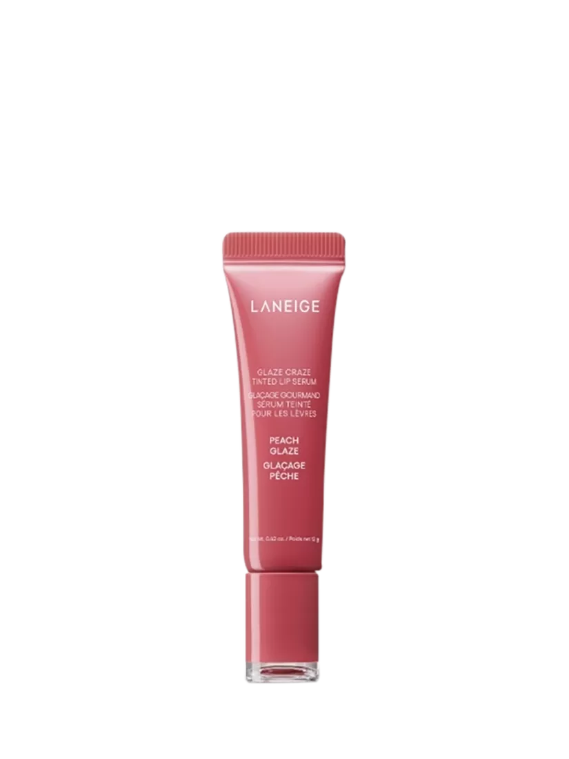 LANEIGE Glaze Craze Tinted Lip Serum, Peach Glaze