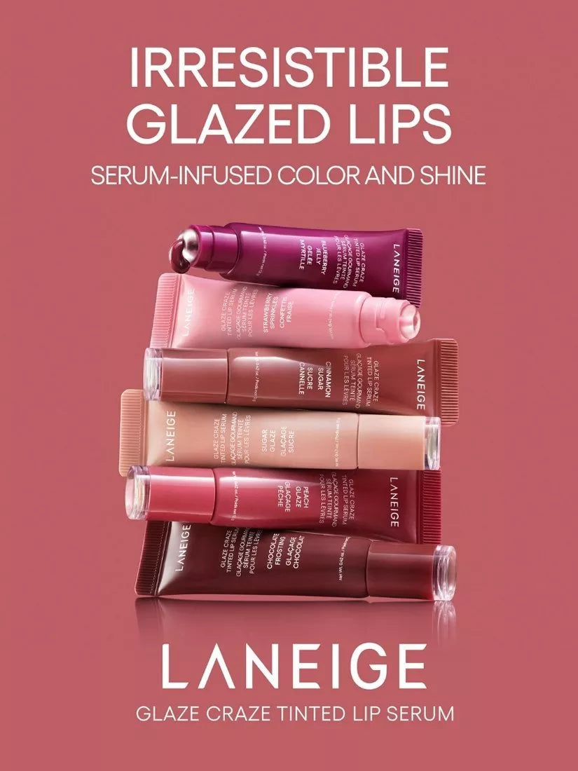 LANEIGE Glaze Craze Tinted Lip Serum, UK version