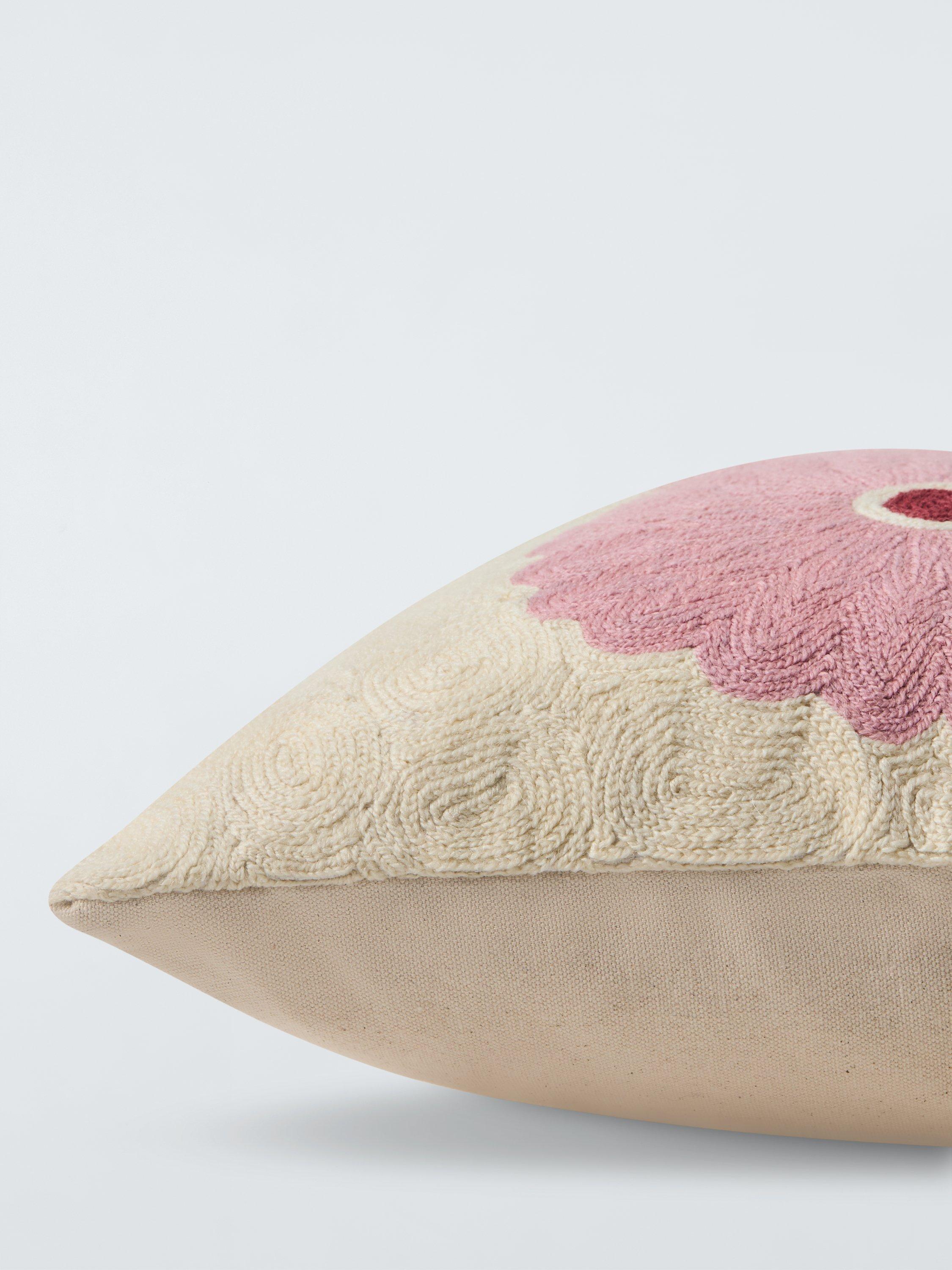 John Lewis Dahlia Cushion chainstitched 45cm (British brand)