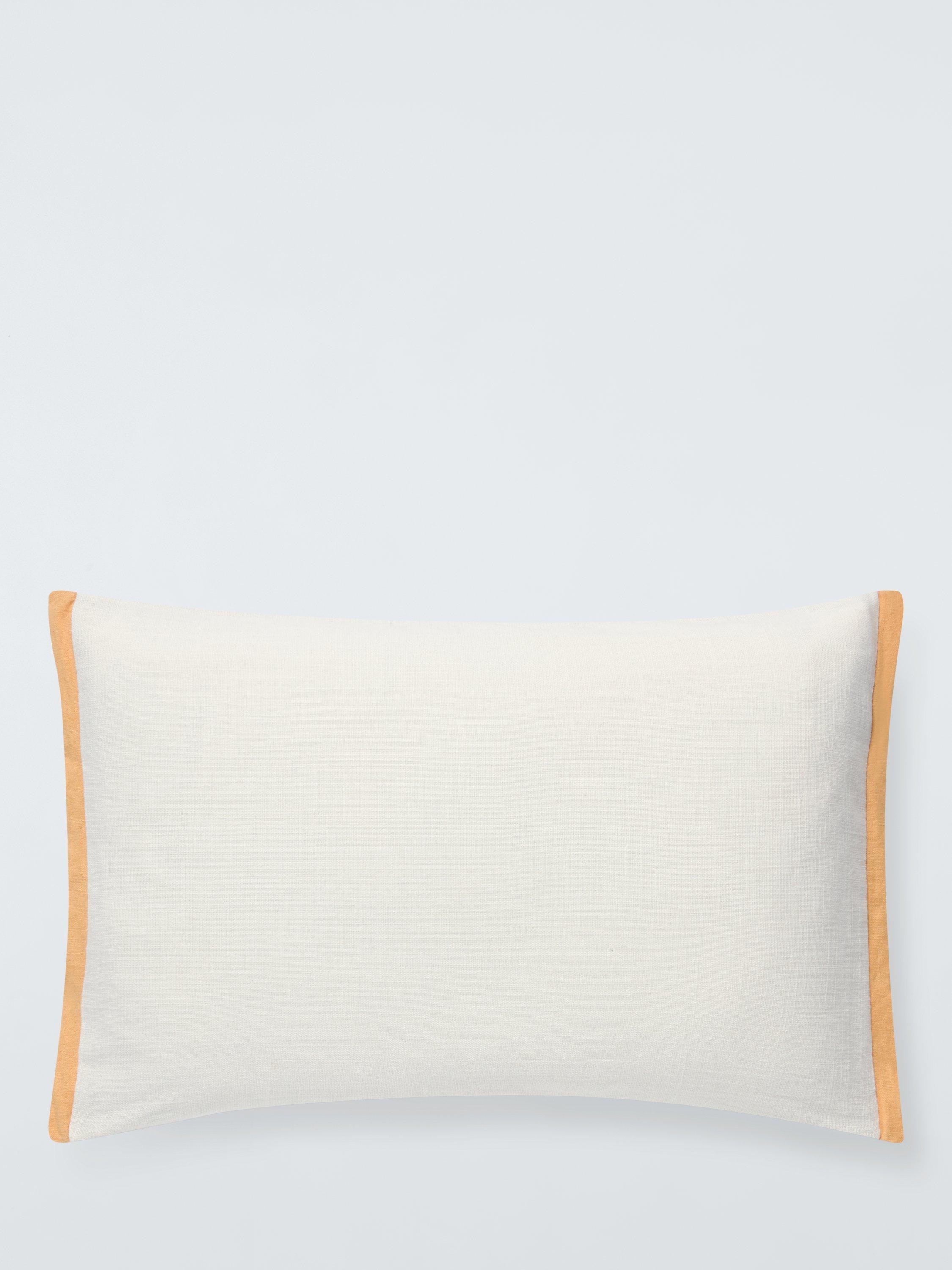 John Lewis embroidered pansy cushion 40x60cm (British brand)