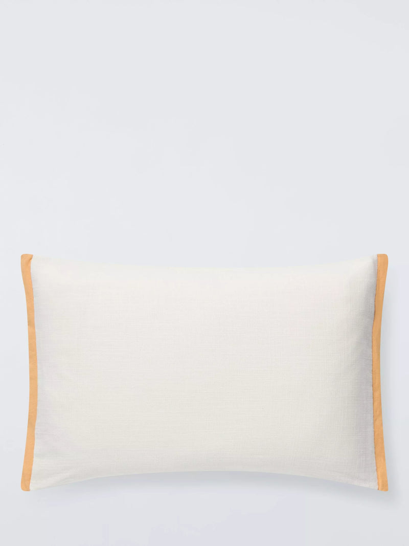 John Lewis embroidered pansy cushion 40x60cm (British brand)