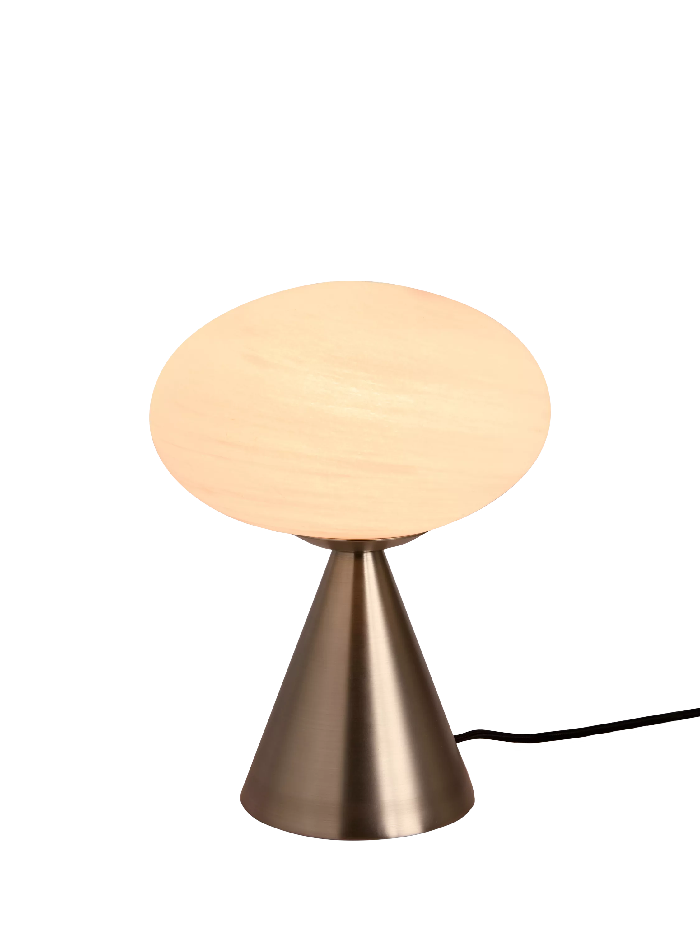 MADE Caleb glass orb table lamp in silver (British brand)