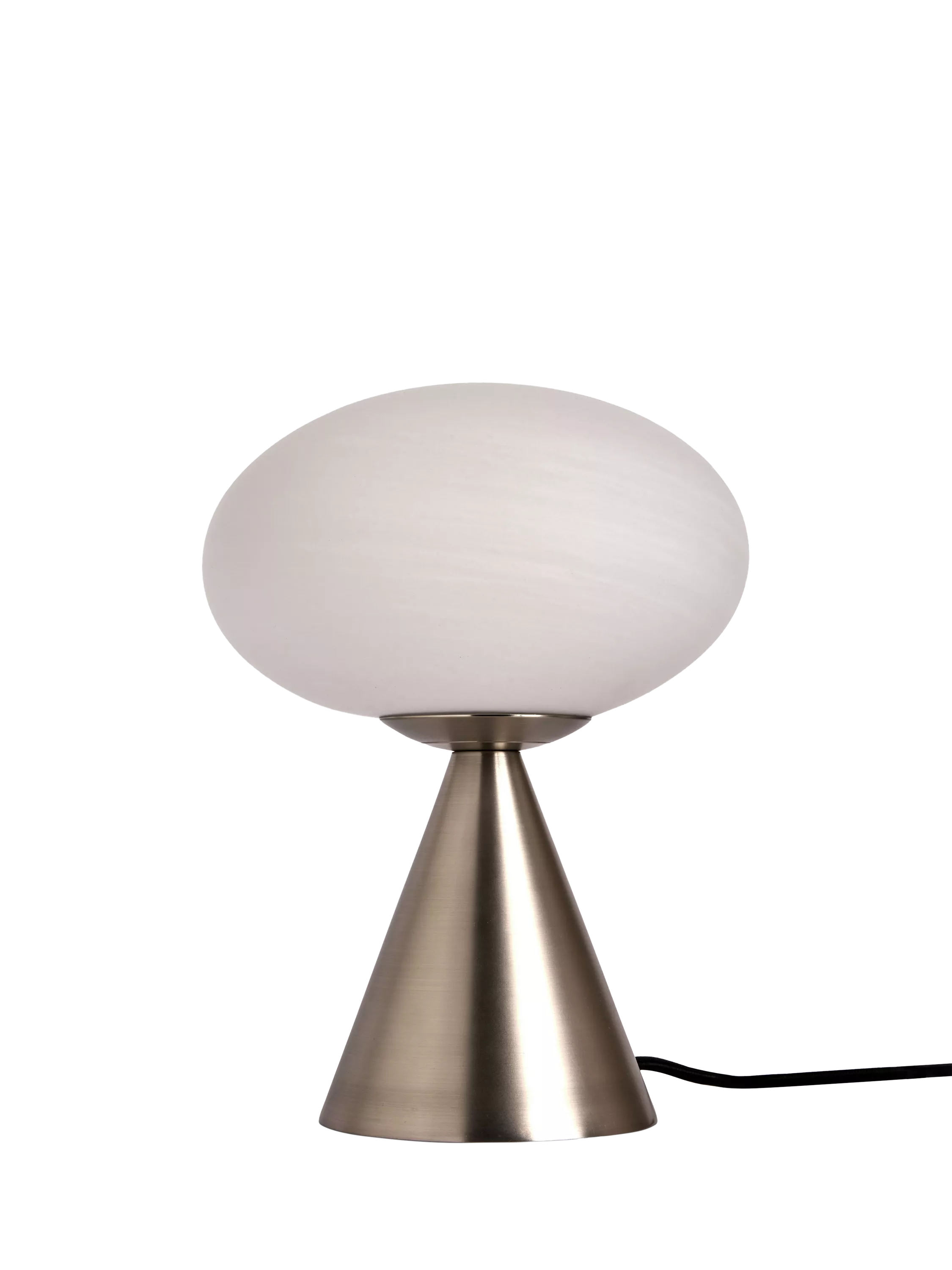 MADE Caleb glass orb table lamp in silver (British brand)