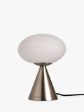 MADE Caleb glass orb table lamp in silver (British brand)
