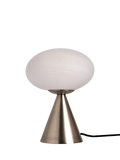 MADE Caleb glass orb table lamp in silver (British brand)
