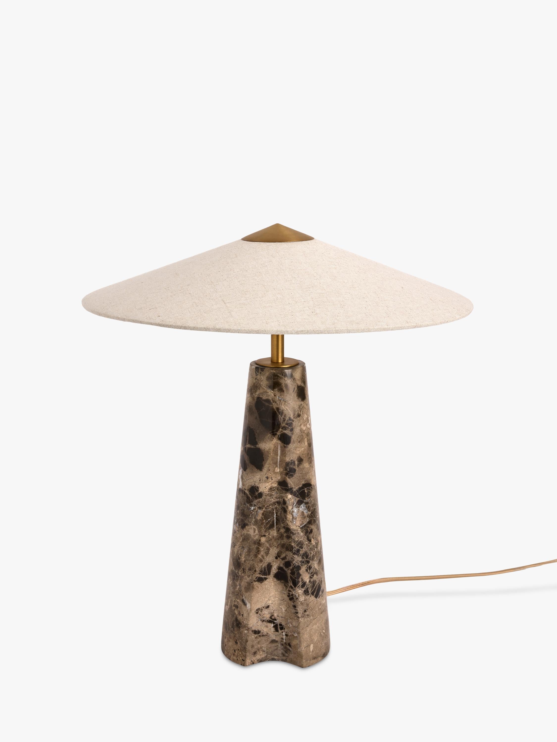 MADE Heath marble table lamp, imported from the UK