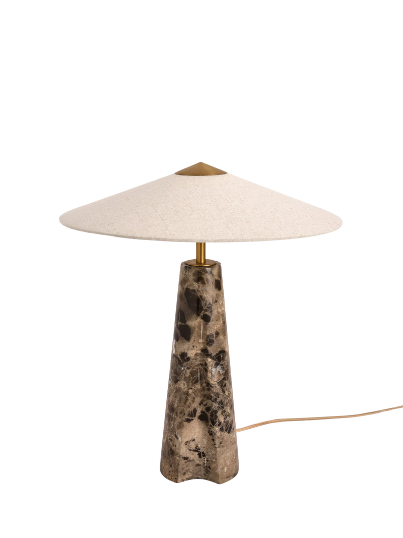 MADE Heath marble table lamp, imported from the UK
