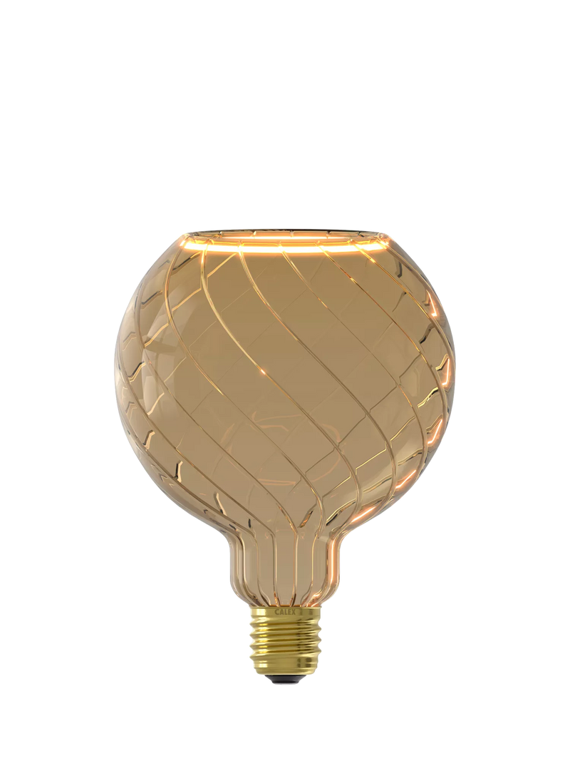 Calex smoked globe LED bulb 6W E27 dimmable - British product
