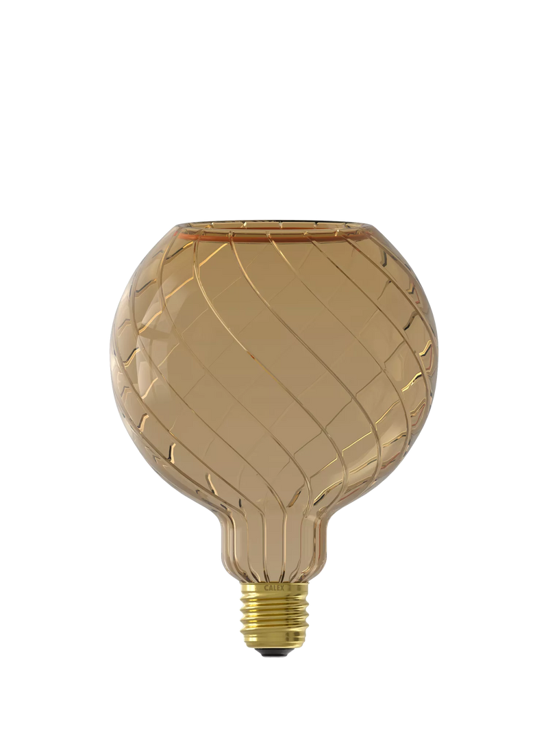 Calex smoked globe LED bulb 6W E27 dimmable - British product