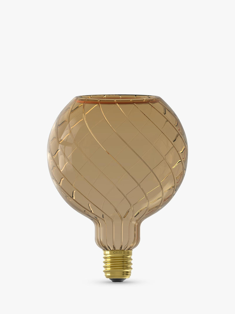 Calex smoked globe LED bulb 6W E27 dimmable - British product