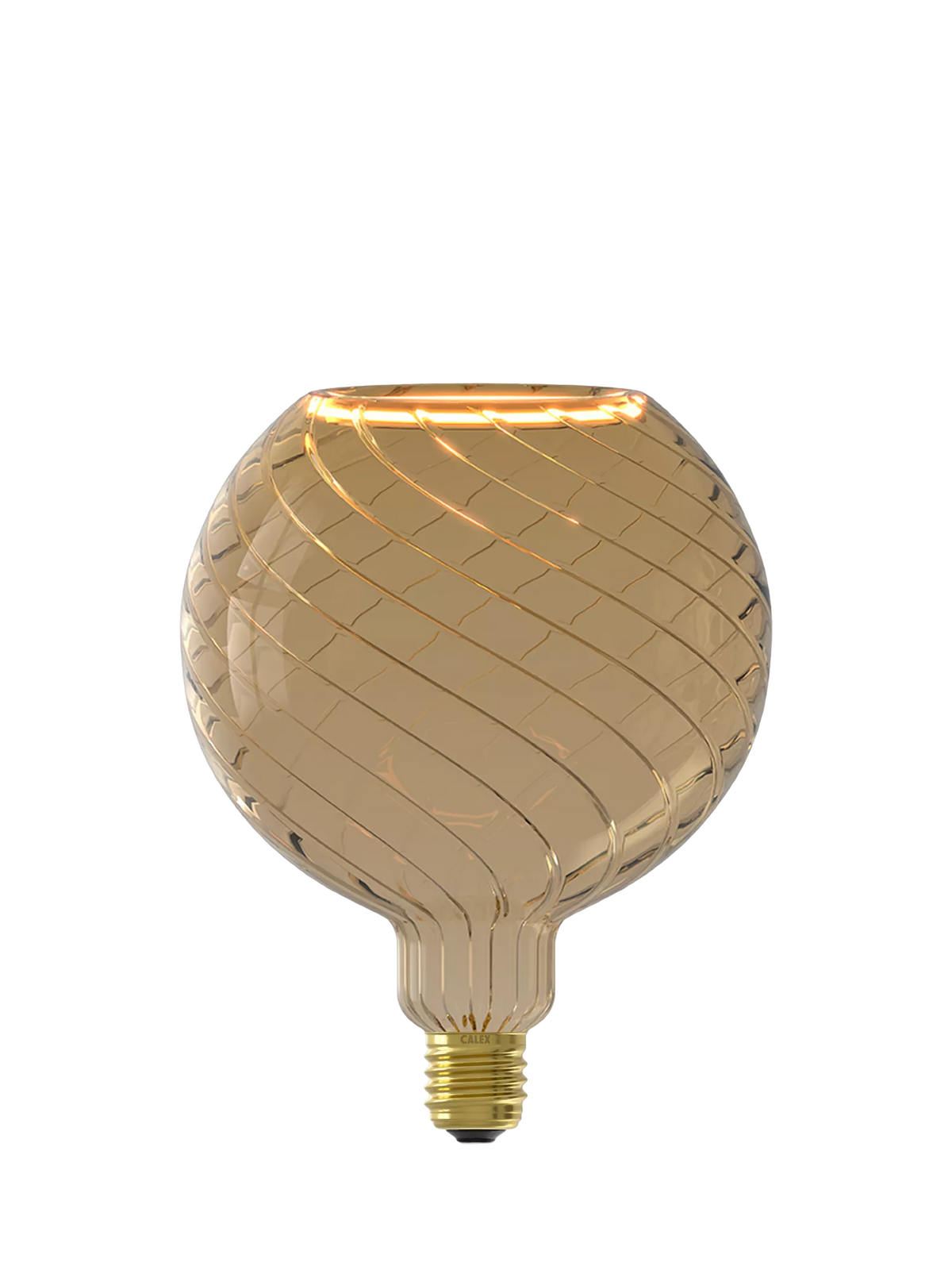 Calex Aura Avero smoked glass LED globe bulb - British product