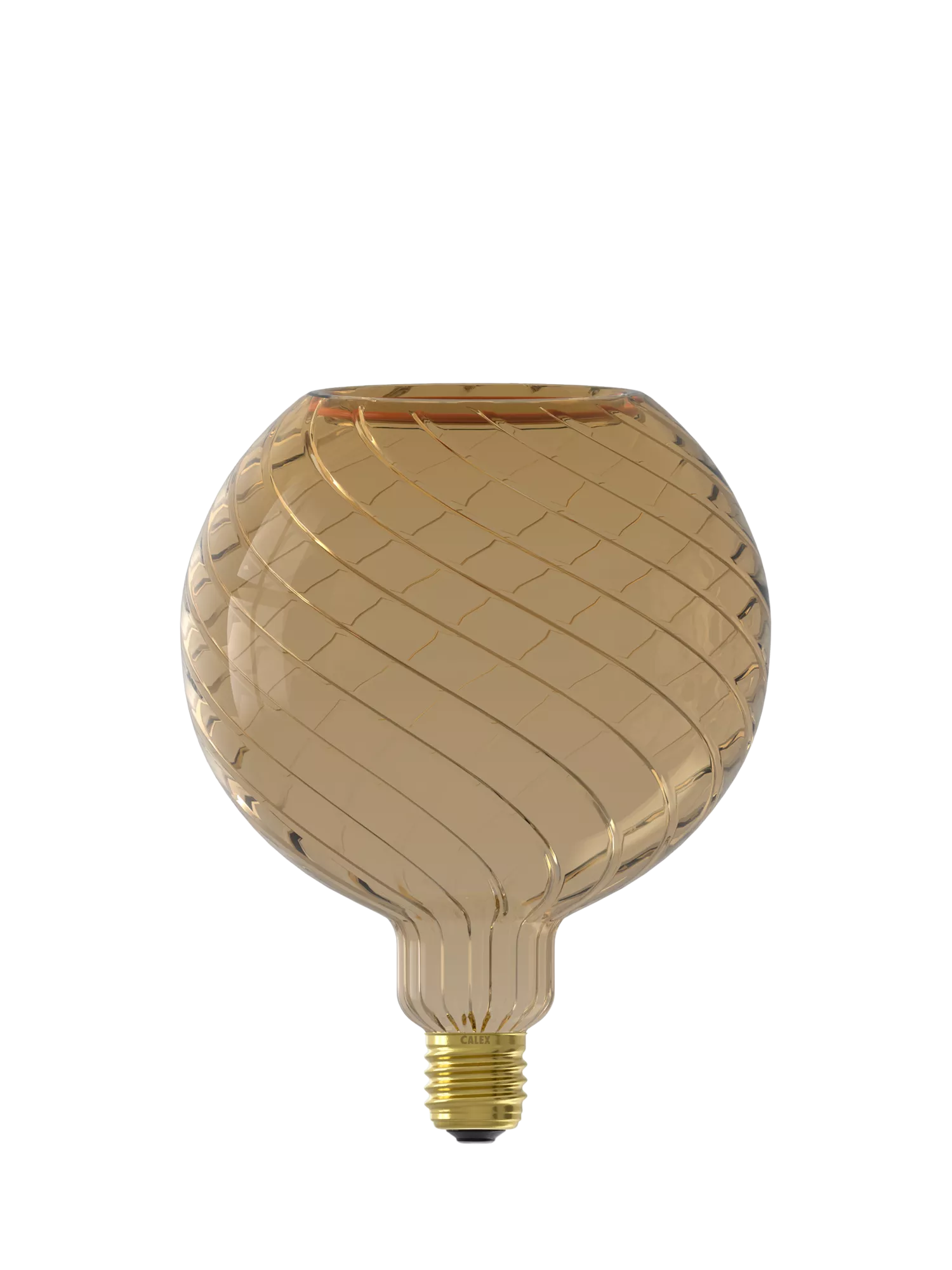 Calex Aura Avero smoked glass LED globe bulb - British product