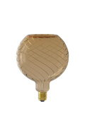 Calex Aura Avero smoked glass LED globe bulb - British product