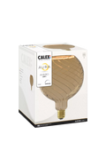 Calex Aura Avero smoked glass LED globe bulb - British product