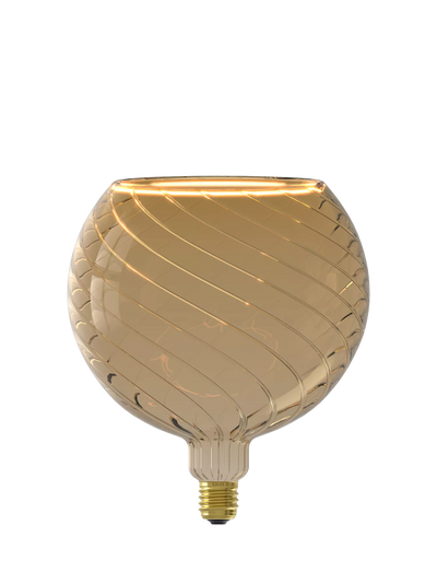 John Lewis Calex Aura Tavira 6W E27 LED Dimmable Globe Bulb, Grey Smoke- Buy online at McGrocer