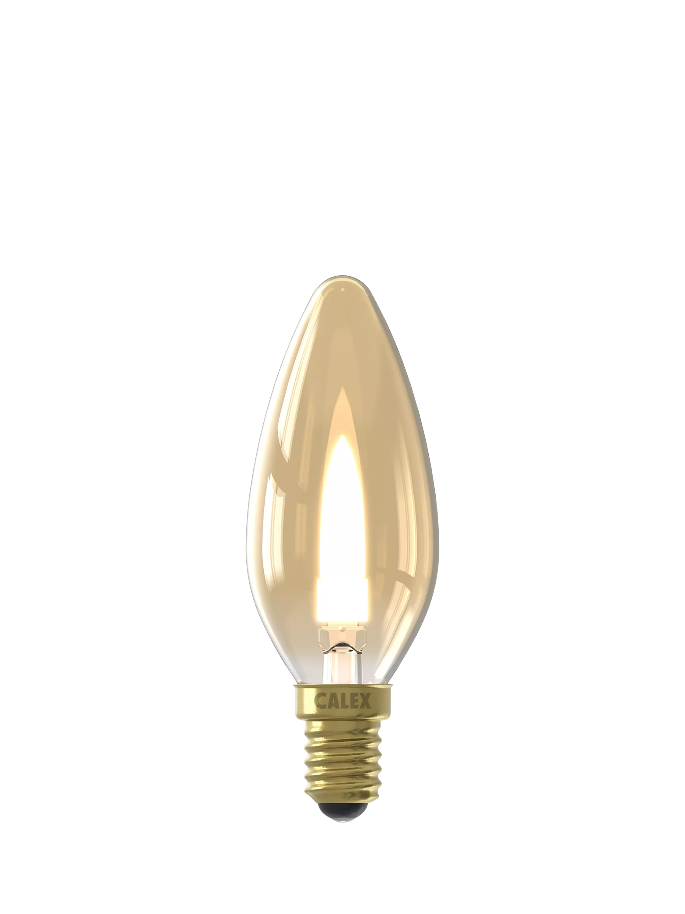 Calex 1W E14 LED Flexible Filament Tinted Candle Bulb