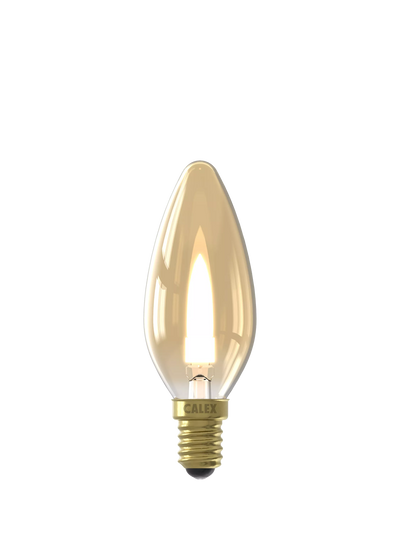 John Lewis Calex 1W E14 LED Flexible Filament Tinted Candle Bulb- Buy online at McGrocer