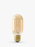 Calex tubular filament LED bulb gold tint 3.8W - British product