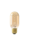 Calex tubular filament LED bulb gold tint 3.8W - British product