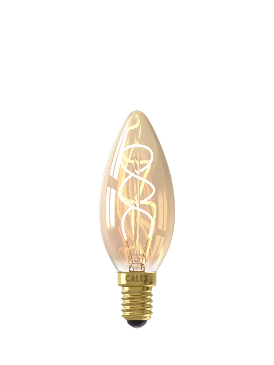 Calex 4W E14 LED tinted candle bulb, imported from the UK