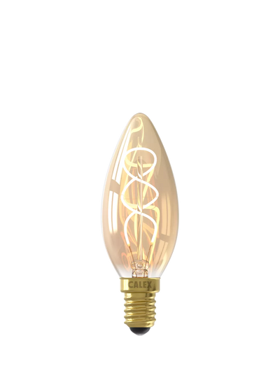 John Lewis Calex 4W E14 LED Filament Dimmable Tinted Candle Bulb- Buy online at McGrocer