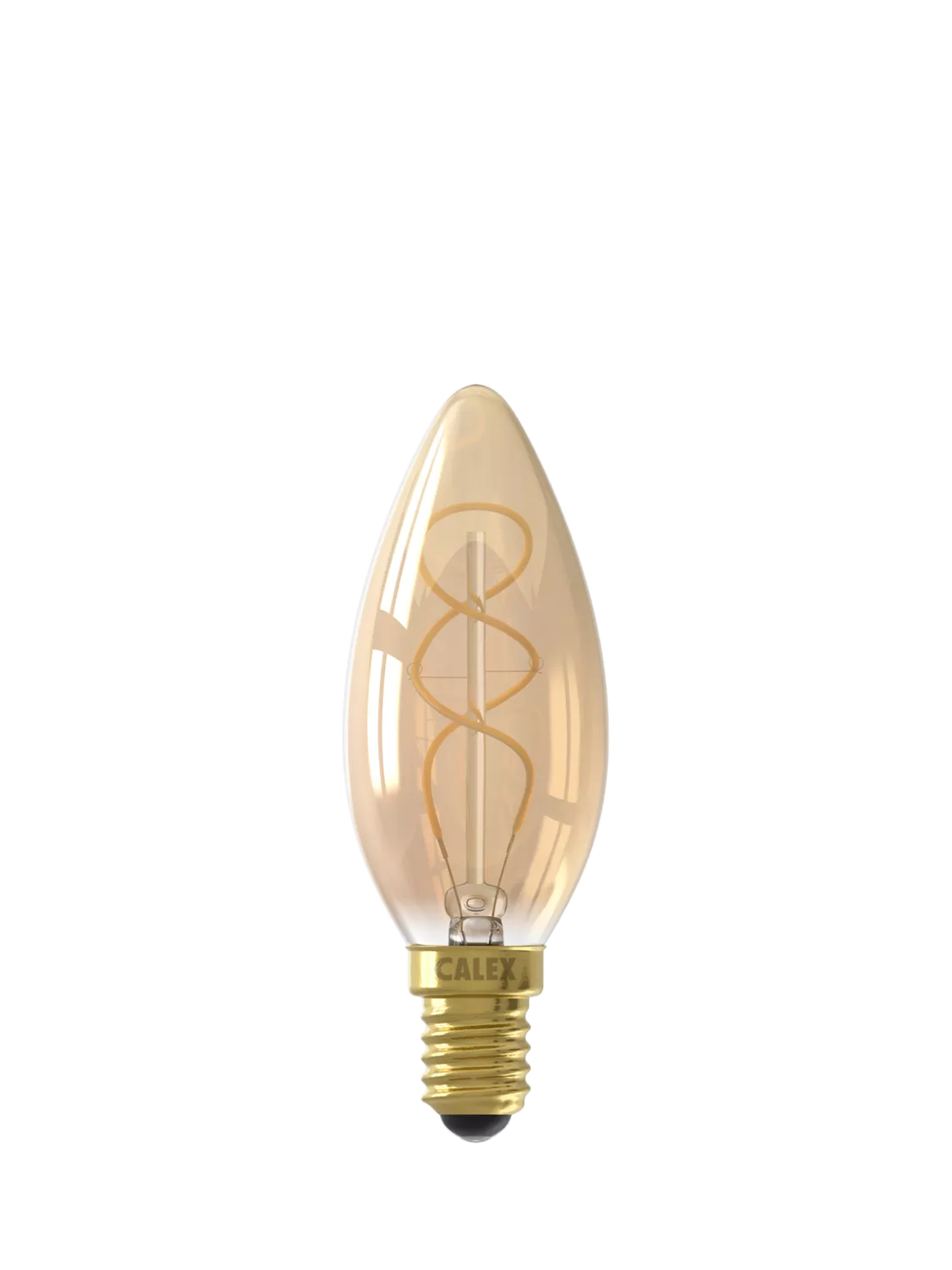 Calex 4W E14 LED tinted candle bulb, imported from the UK