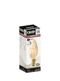 Calex 4W E14 LED tinted candle bulb, imported from the UK