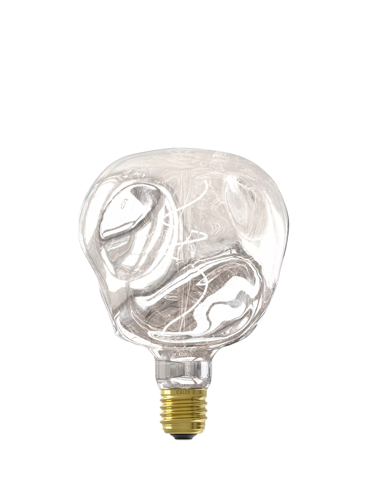 Calex vintage silver dimmable LED bulb 4W E27, imported from the UK