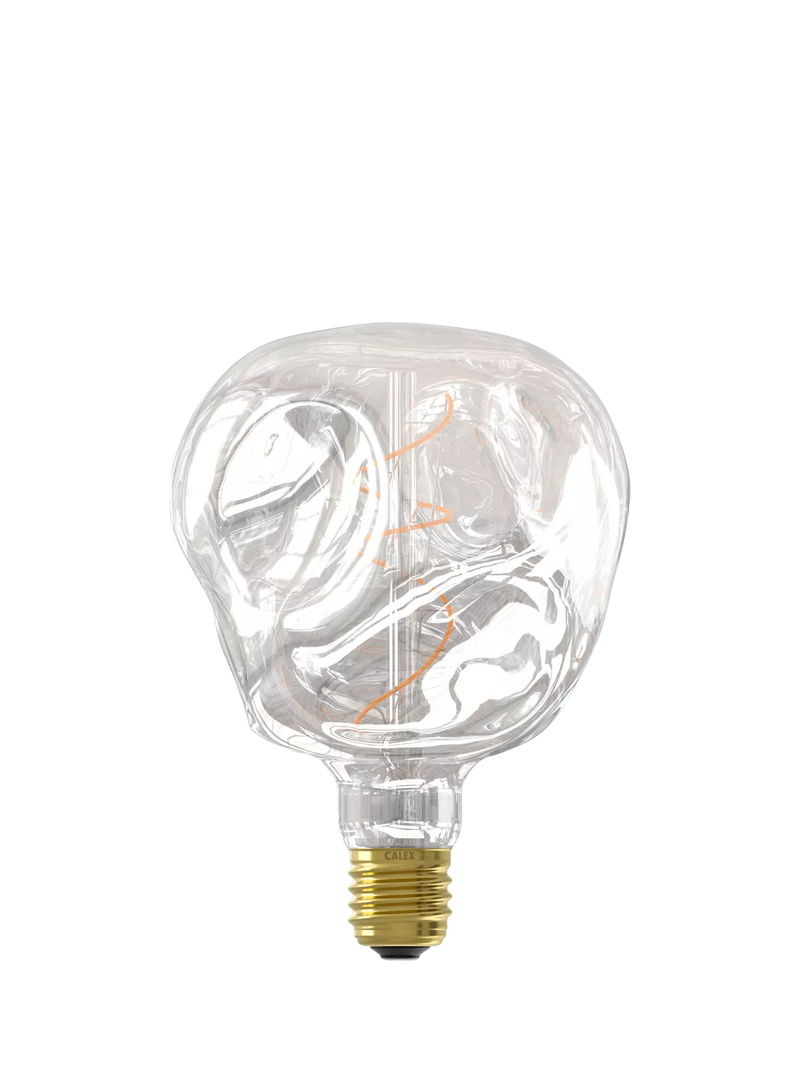 Calex vintage silver dimmable LED bulb 4W E27, imported from the UK