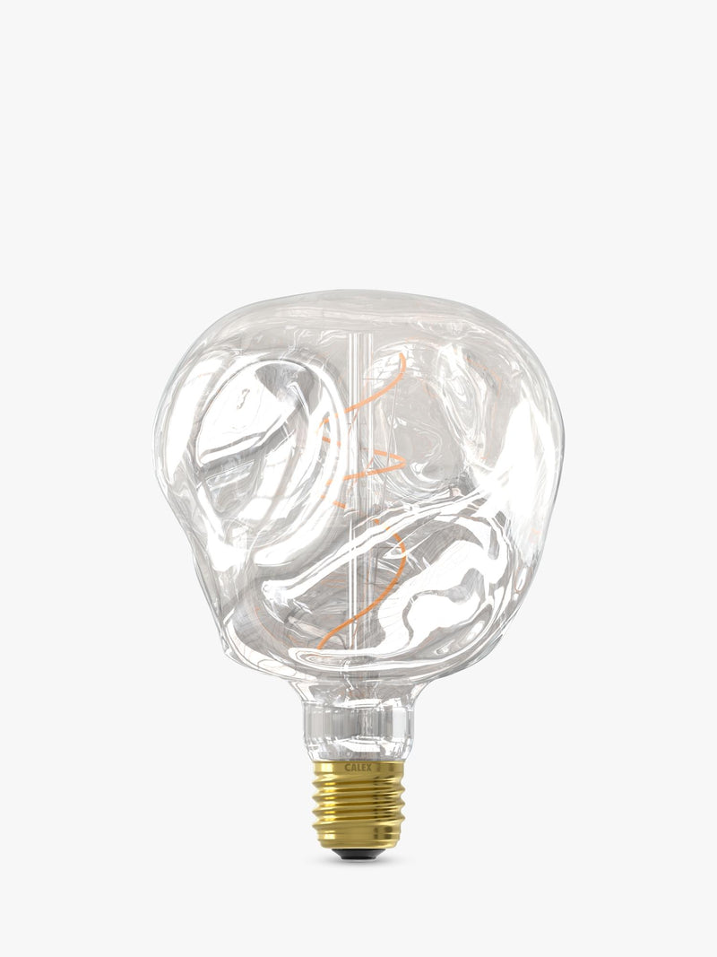 Calex vintage silver dimmable LED bulb 4W E27, imported from the UK