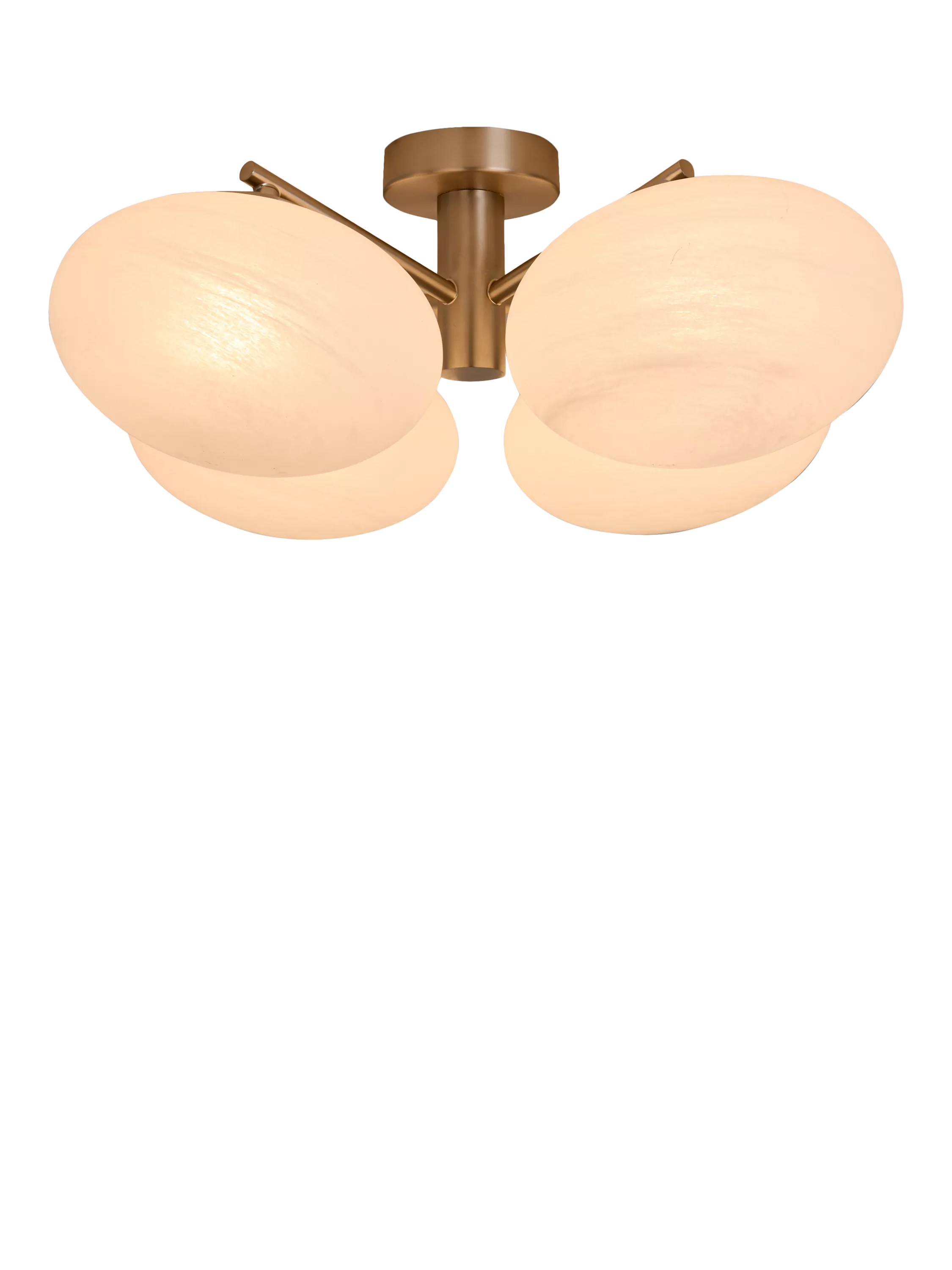 MADE Caleb ceiling light silver glass orbs, imported from the UK