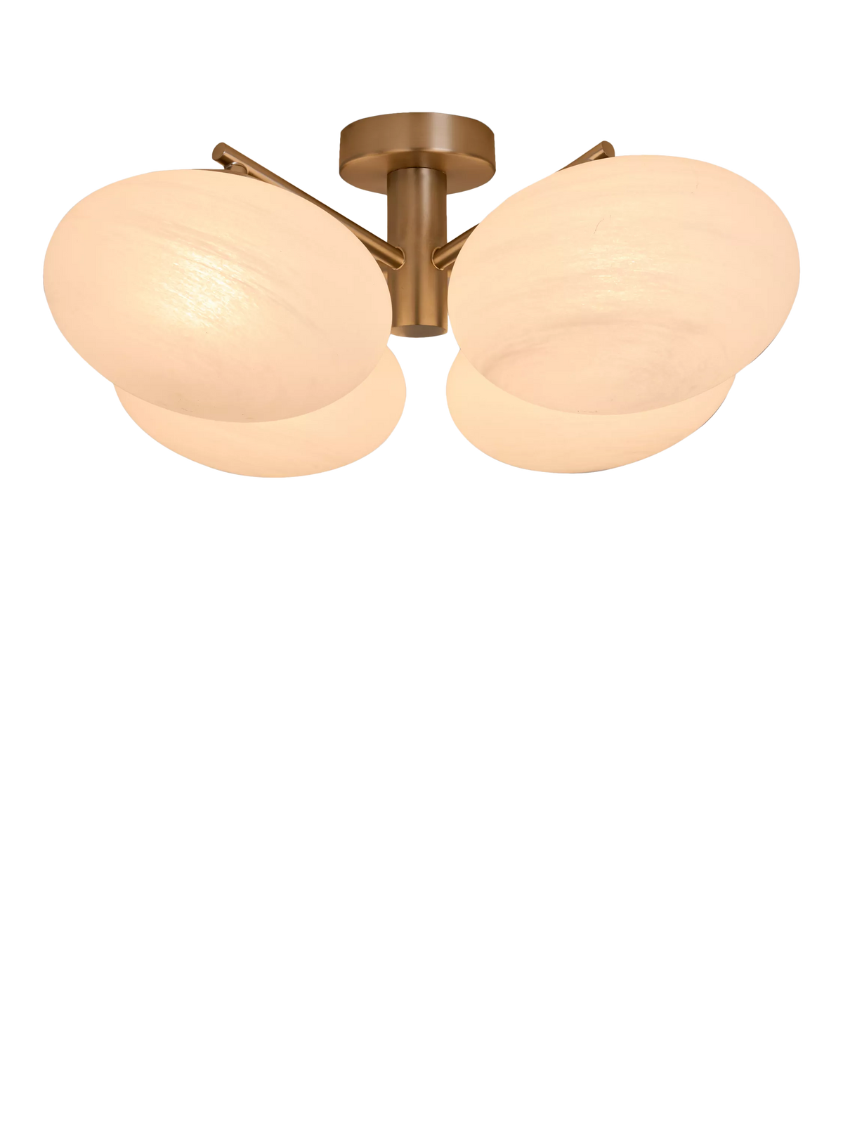 MADE Caleb ceiling light silver glass orbs, imported from the UK
