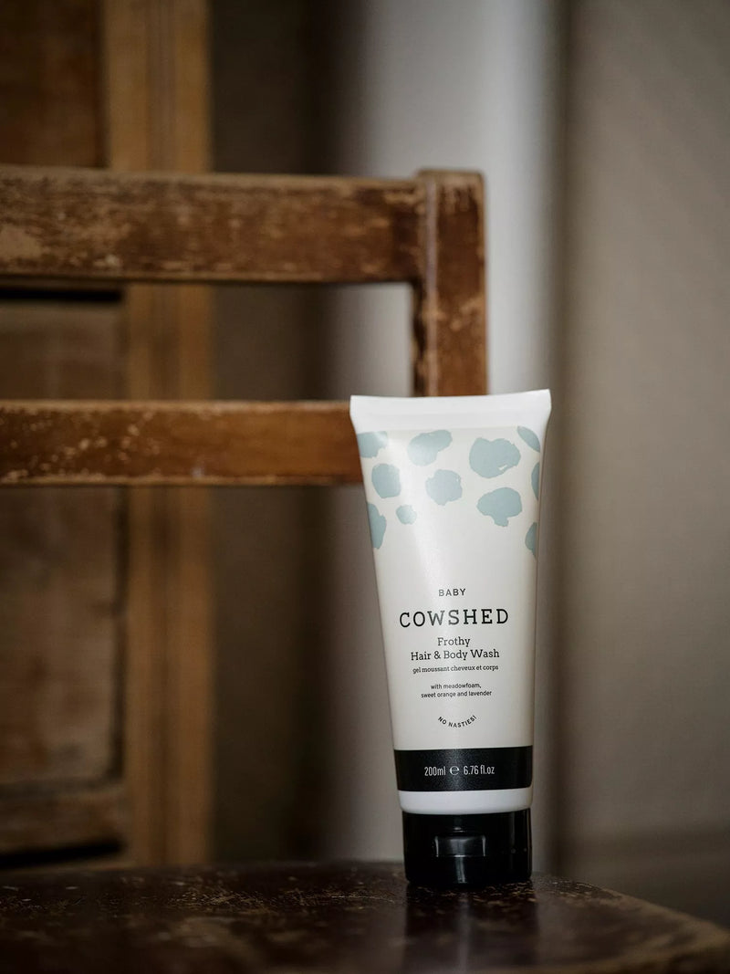 Cowshed baby frothy hair and body wash 200ml - British product