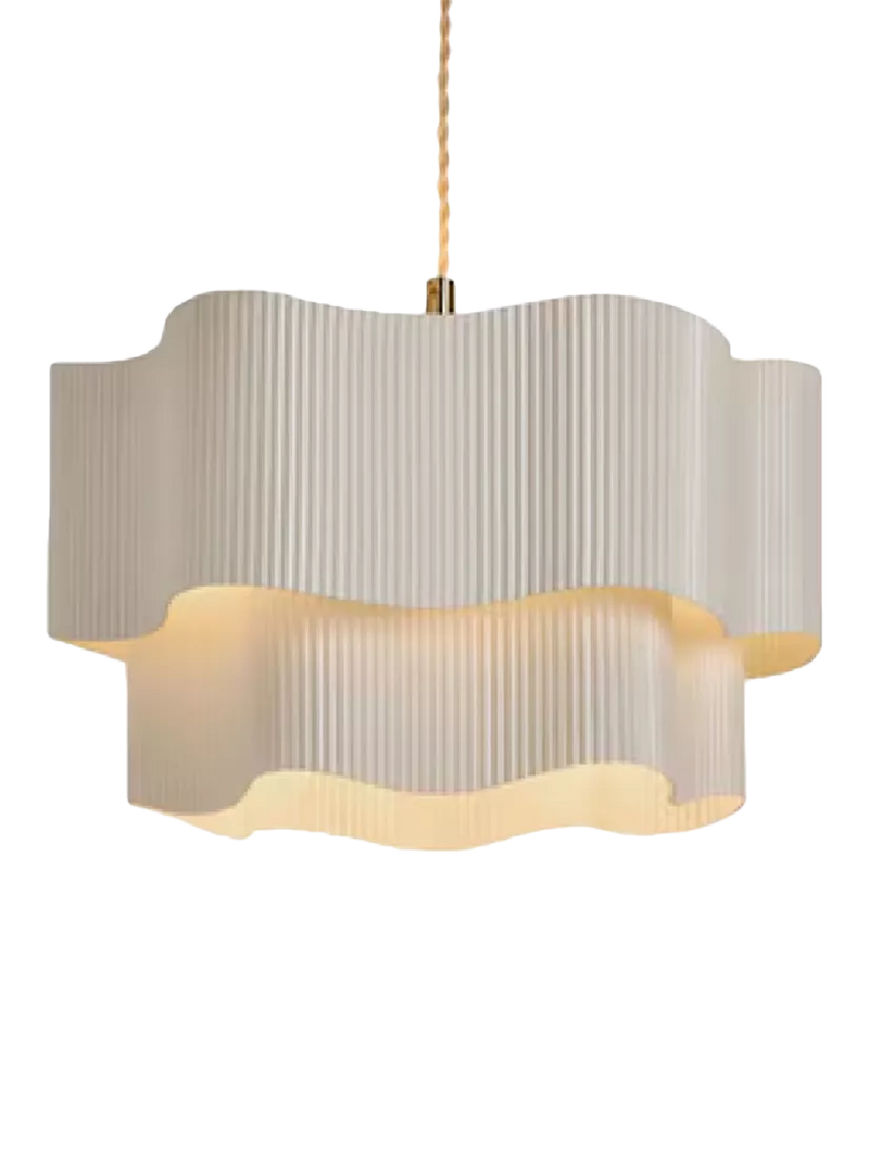 MADE Sydney ceiling light shade with pleated metal (British brand)