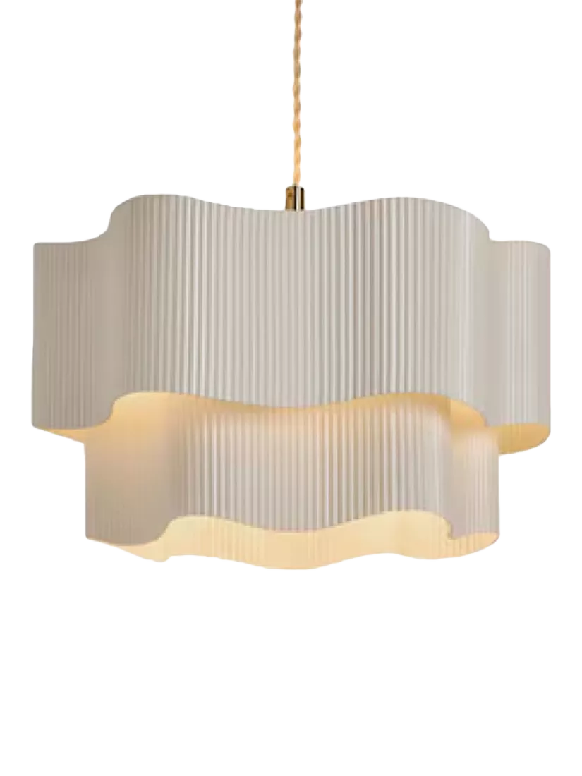 MADE Sydney ceiling light shade with pleated metal (British brand)