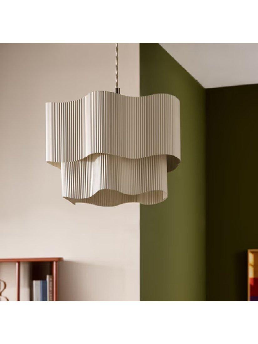 MADE Sydney ceiling light shade with pleated metal (British brand)