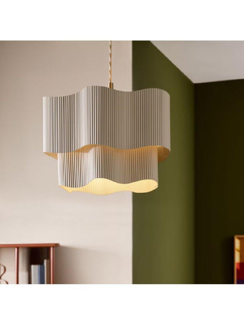 MADE Sydney ceiling light shade with pleated metal (British brand)