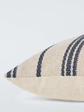 John Lewis Azzaro Raya Stripe Cushion Natural 50cm - British product