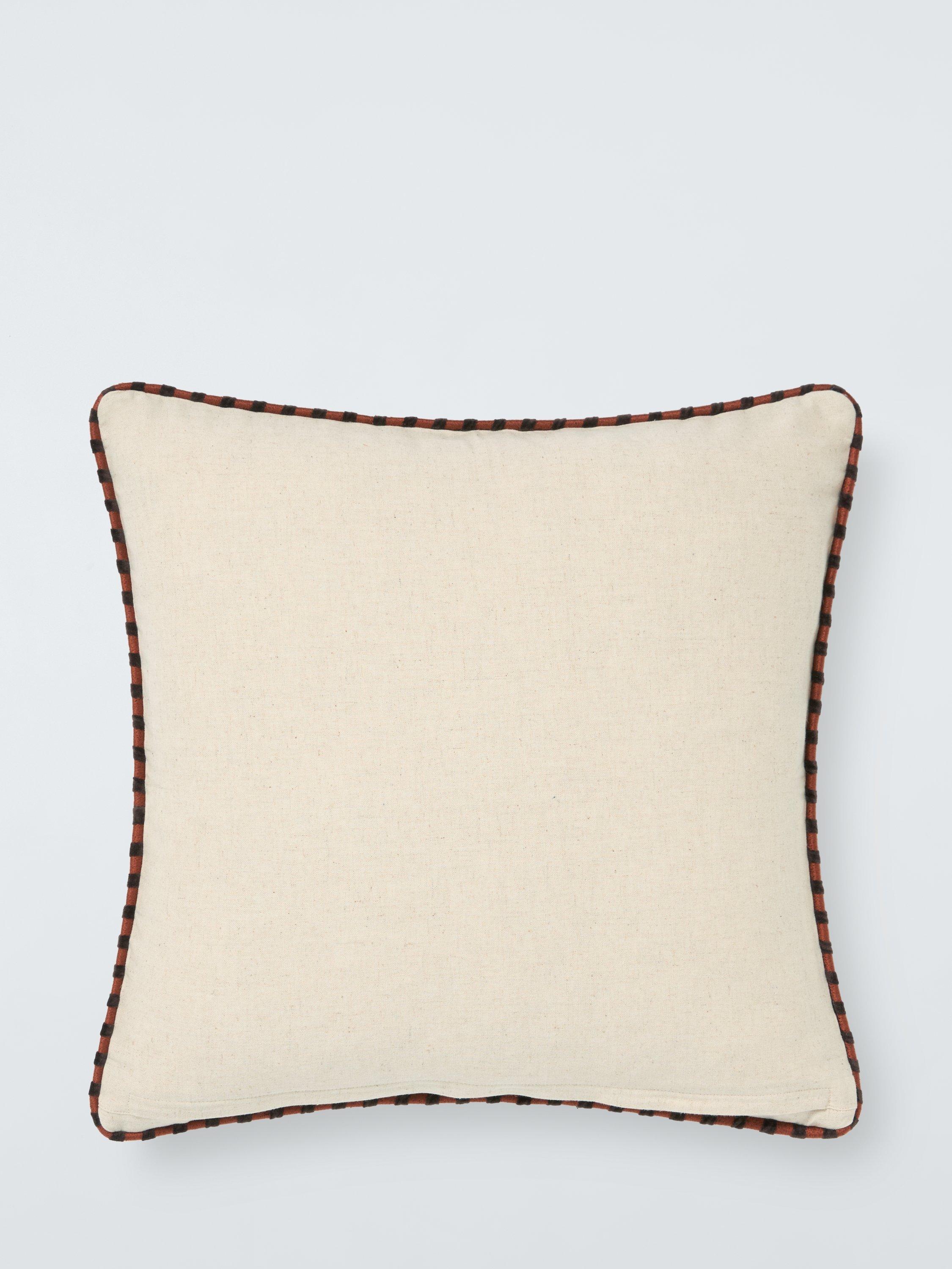 John Lewis Brio cushion auburn geometric print 50x50cm (British brand)
