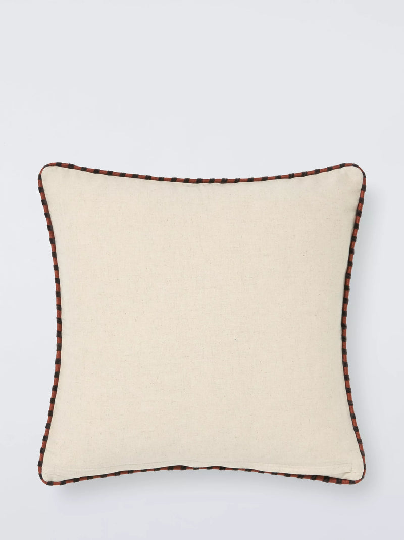 John Lewis Brio cushion auburn geometric print 50x50cm (British brand)