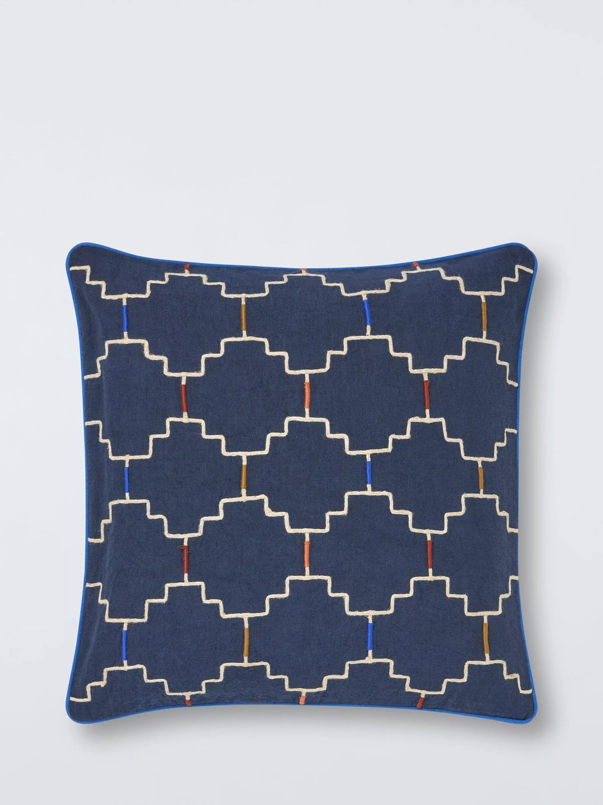 John Lewis Castillo Cushion, Indigo