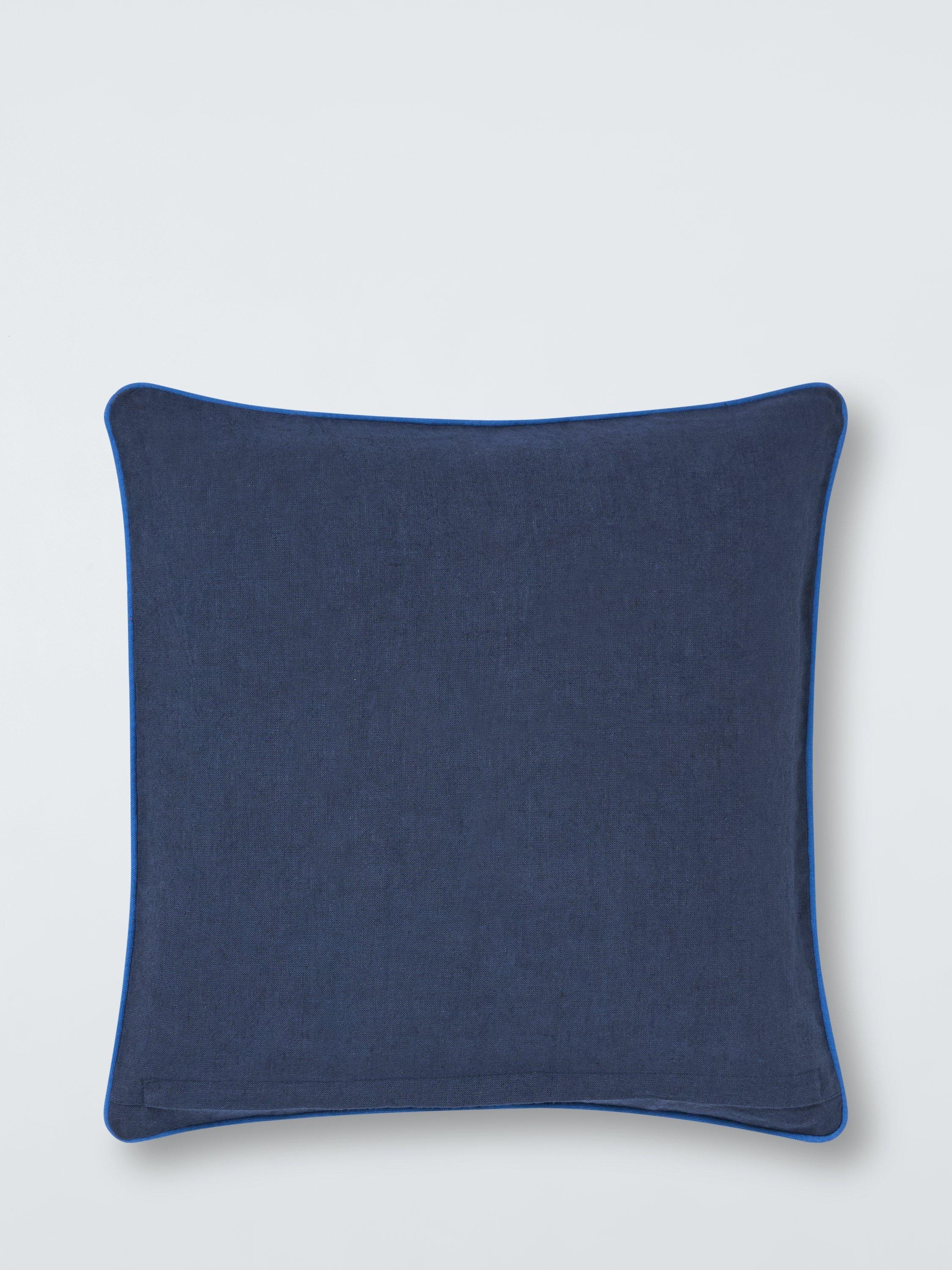 John Lewis Castillo Cushion indigo geometric scatter 45x45cm, imported from the UK