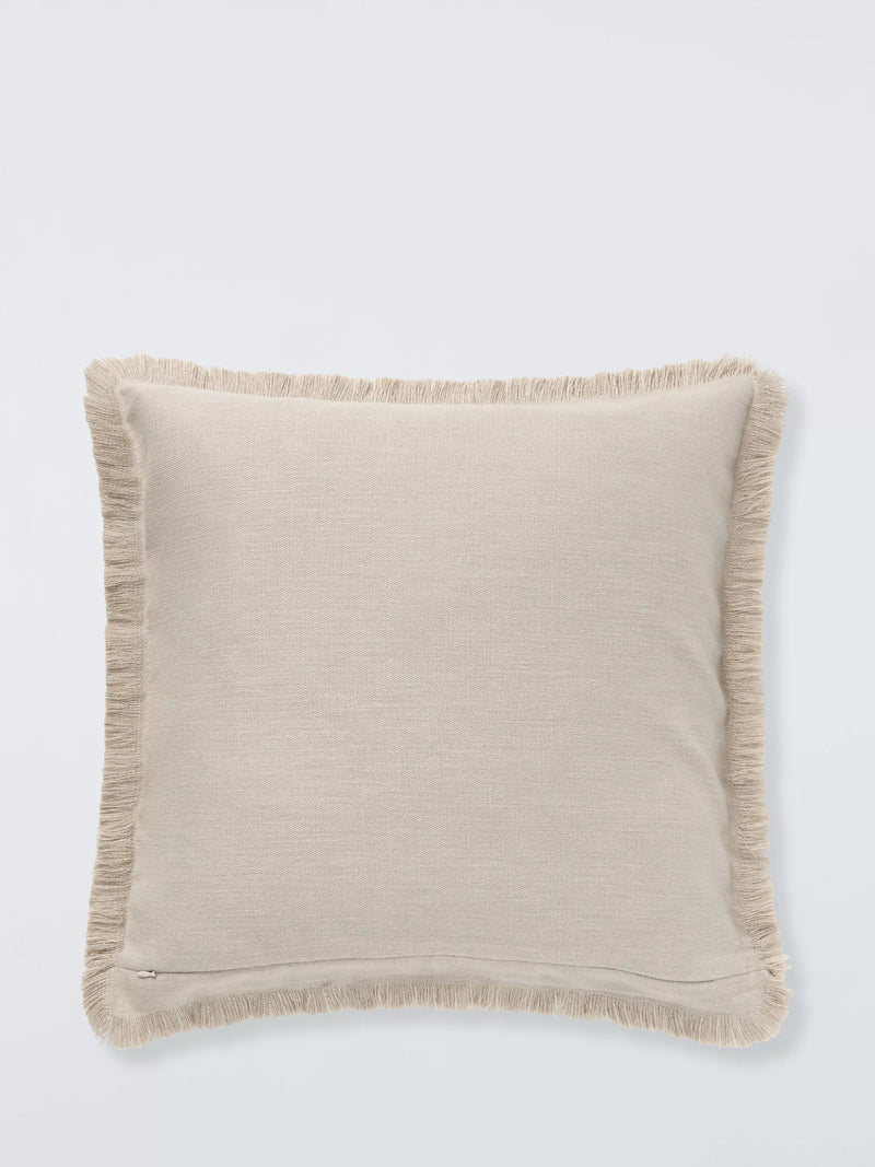 John Lewis cross stitch border cushion natural 50x50cm, imported from the UK