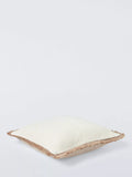 John Lewis fringed cotton cushion 45x45cm, UK version