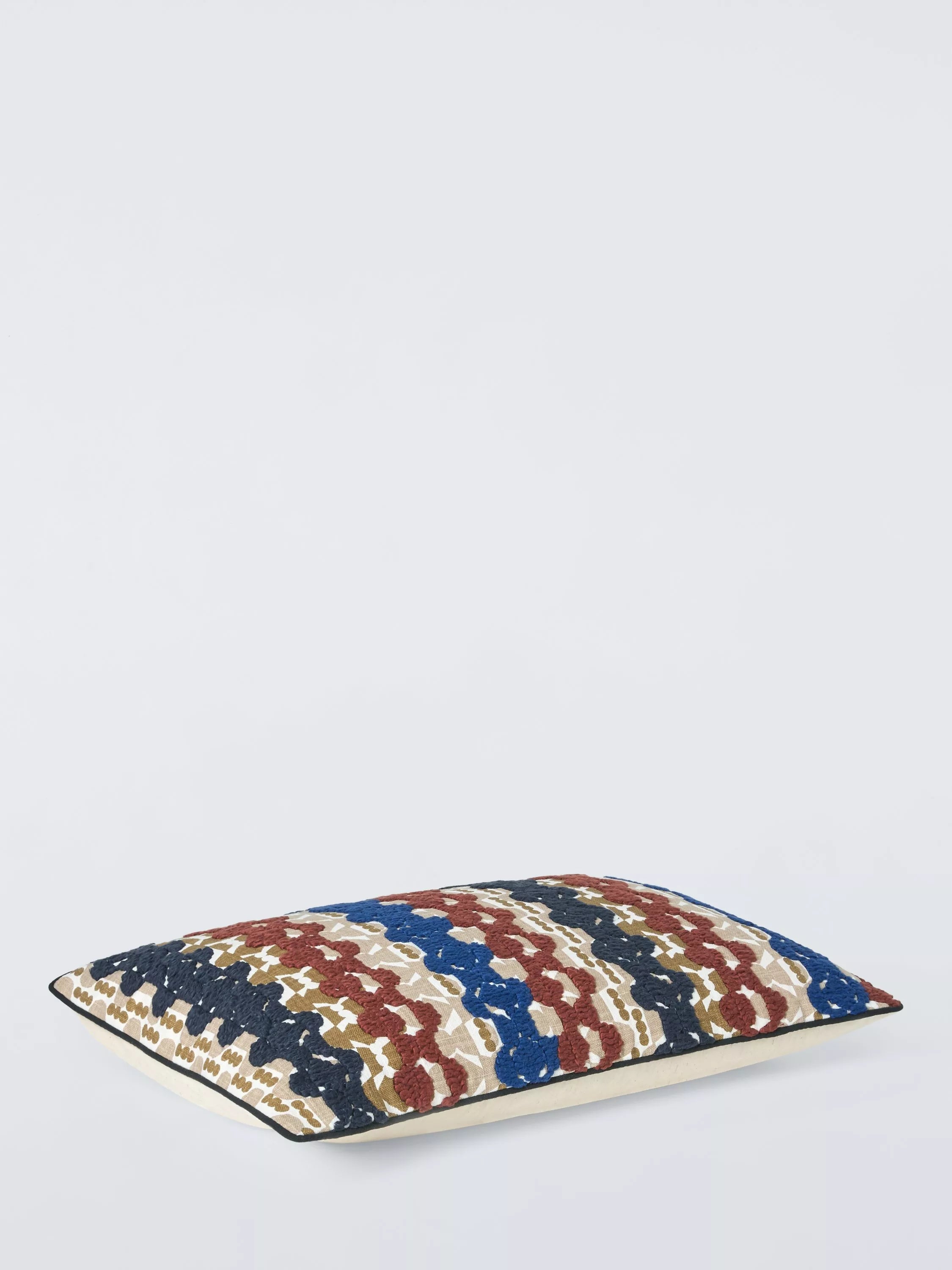 John Lewis Nyle Cushion multi embroidered lumbar cushion, UK version