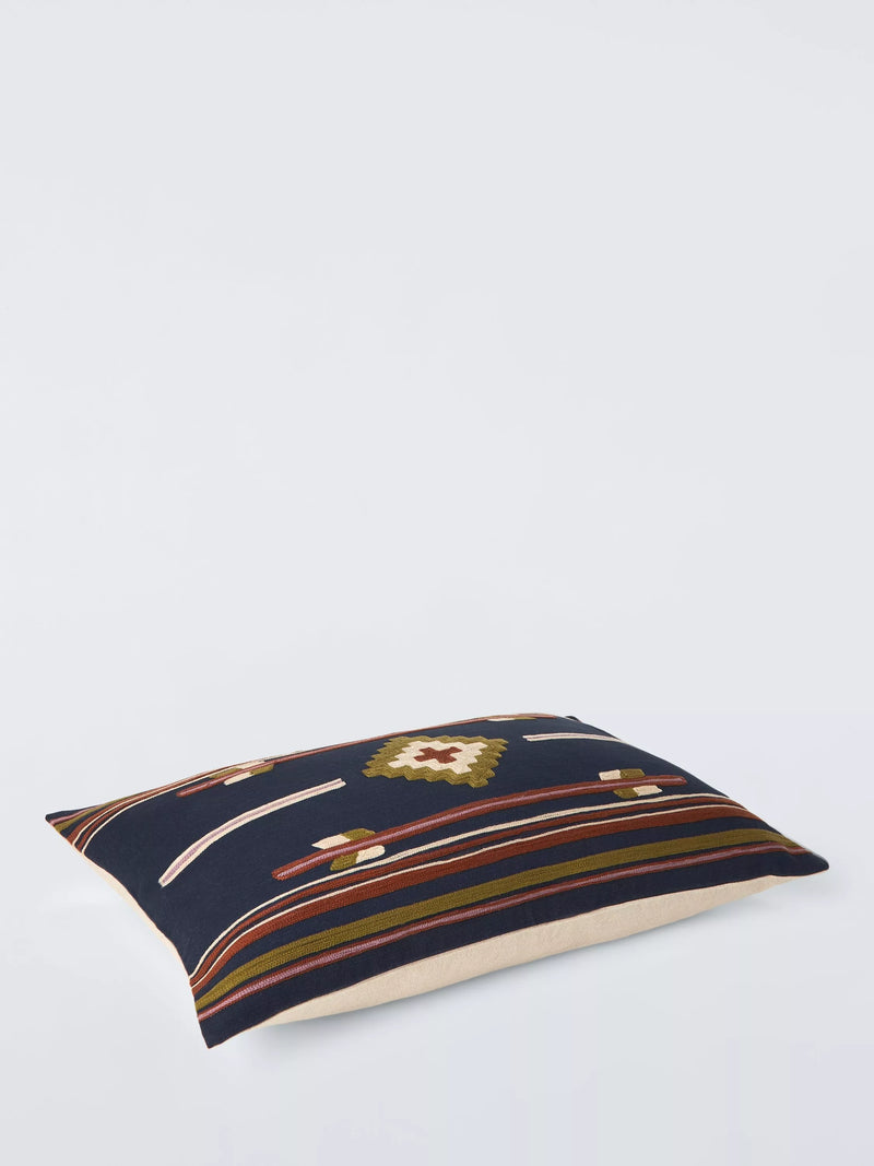 John Lewis decorative cushion Pacarro Indigo 40x60cm, UK version