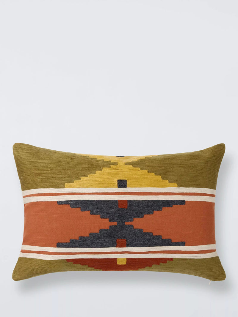 John Lewis Paso cushion bronze green 40x60cm (British brand)