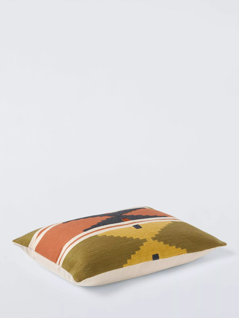 John Lewis Paso cushion bronze green 40x60cm (British brand)