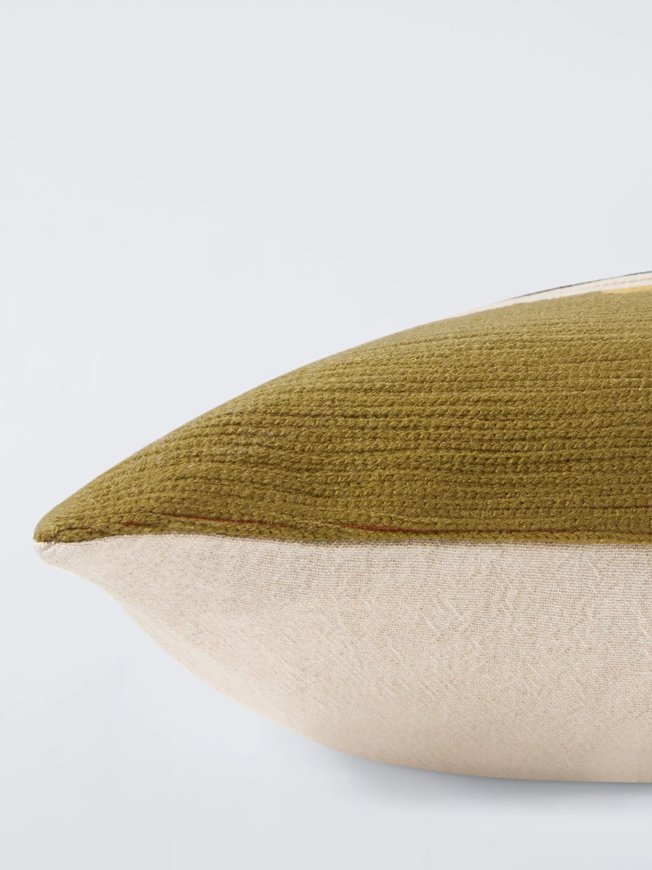John Lewis Paso cushion bronze green 40x60cm (British brand)