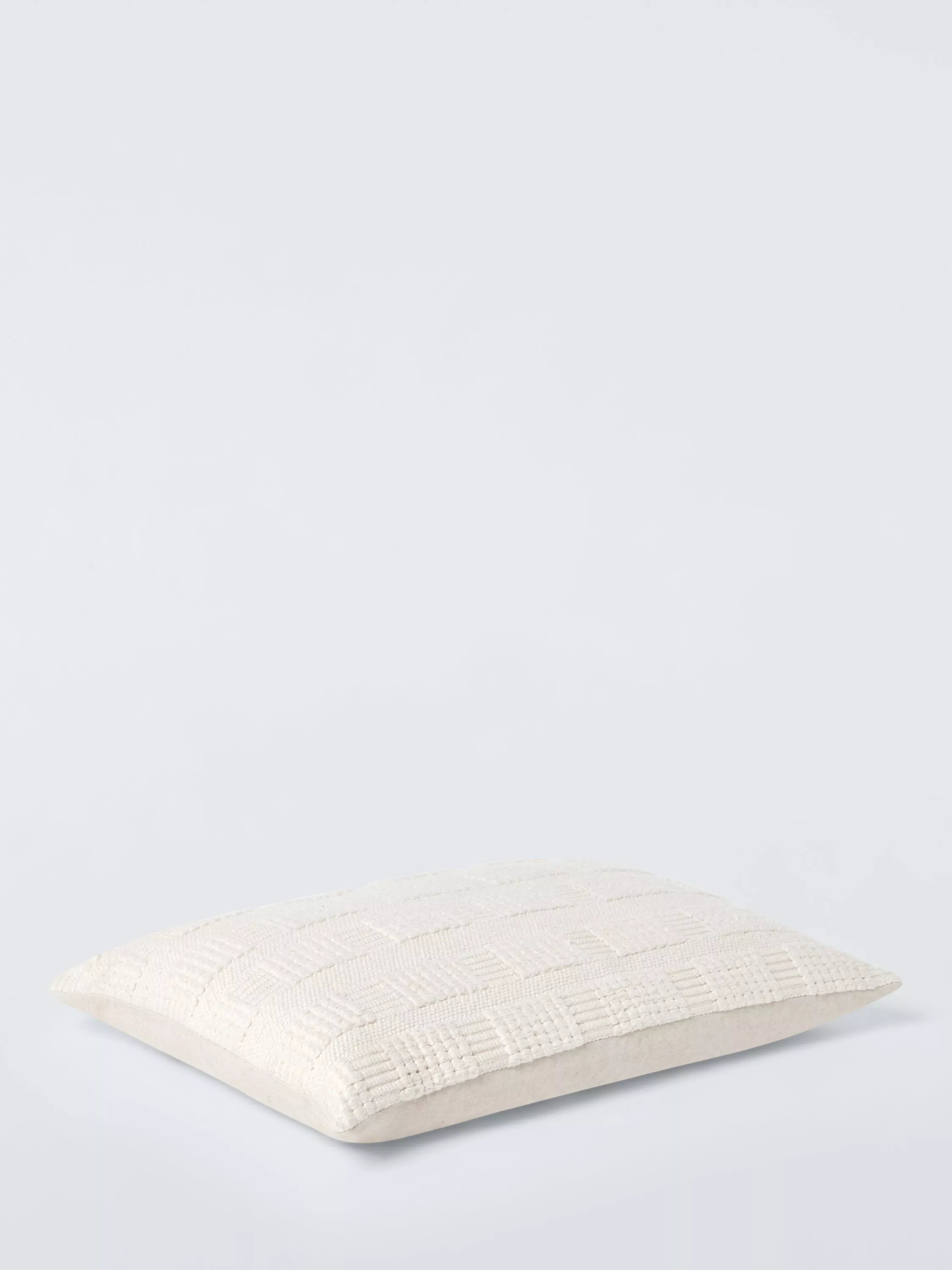 John Lewis natural rib and loop cushion 40x60cm - British product